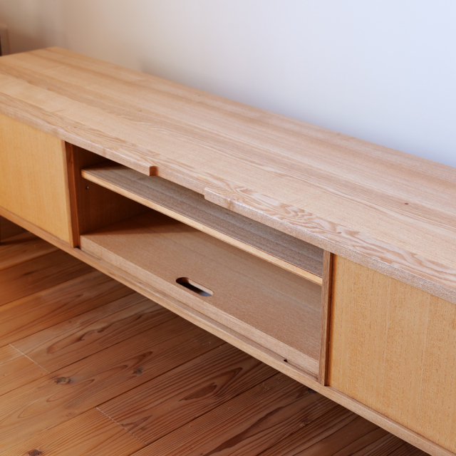 テレビボード 180 タモ無垢 おしゃれ リビングボード ナチュラル TV台