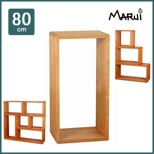 タモつみかさねラック 40×80cm 木製ラック 収納ボックス フリーラック