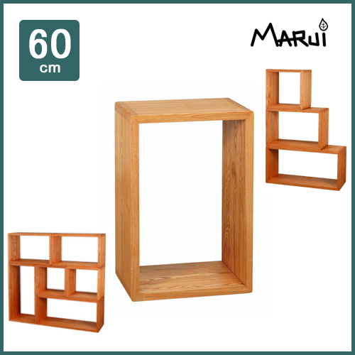 タモつみかさねラック 40×60cm 木製ラック 無垢 ボックス フリーラック