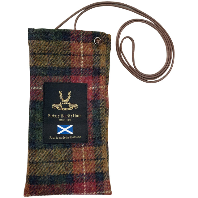 伝統的なタータンチェック柄の眼鏡ケース（メガネケース）「A-164