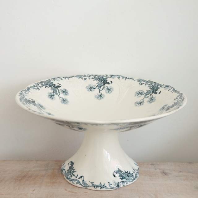 アンティーク コンポティエ たんぽぽ LORRAIN フランス ロンウィー製