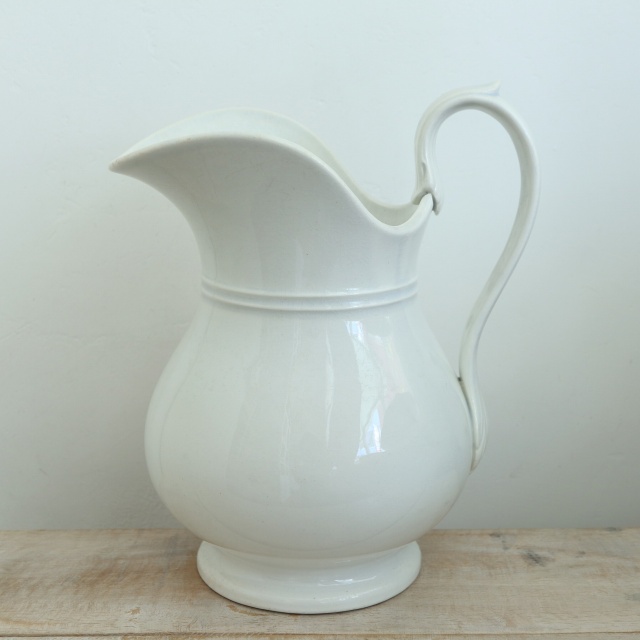 アンティーク ピシェ フランス クレイユモントロー製 Creil Montereau