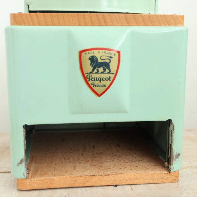 プジョー ビンテージ コーヒーミル ミントグリーン PEUGEOT