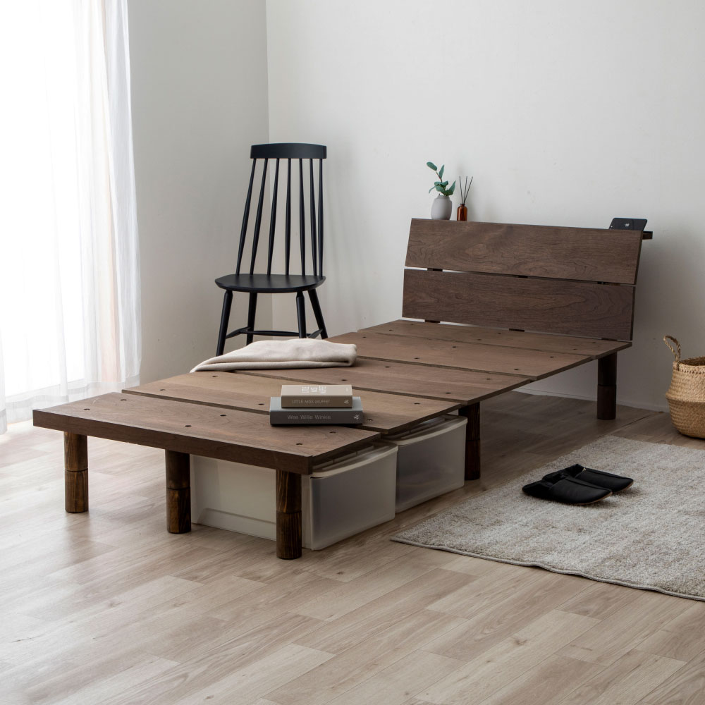 シンプルデザイン脚付タイプベッド | シングル,セミダブル,ダブル