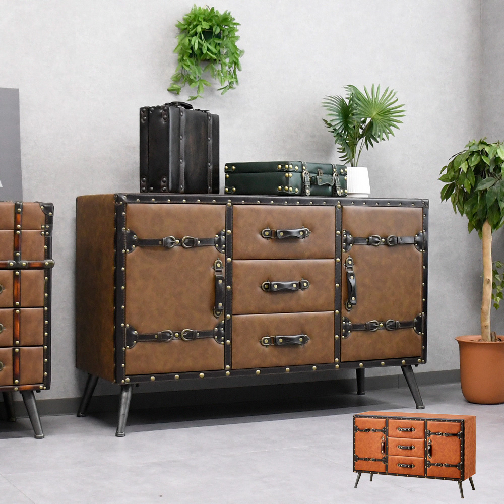 サイドボード キャビネット リビング 収納 おしゃれ アンティーク 脚