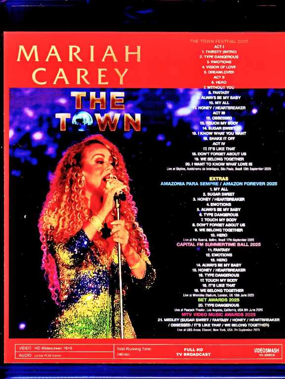 Mariah Carey マライア・キャリー/Brazil 2025 Complete Multi-Cam
