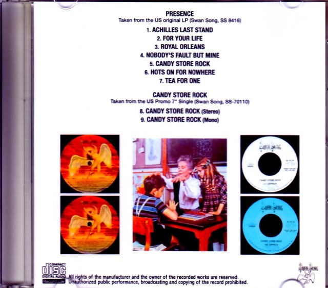 Led Zeppelin レッド・ツェッペリン/Presence US Original LP Ver