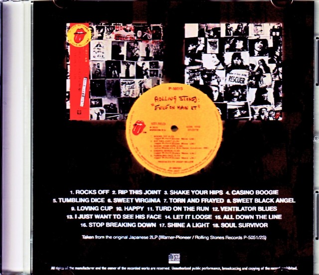 Rolling Stones ローリング・ストーンズ/メイン・ストリートのならず者