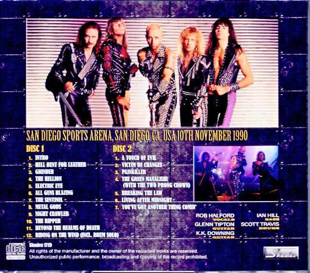 Judas Priest ジューダス・プリースト/CA,USA 1990 Upgrade