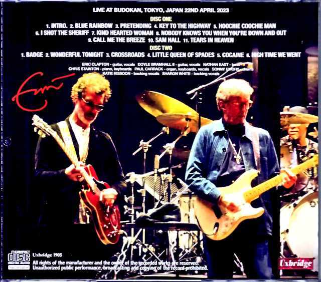 Eric Clapton エリック・クラプトン/Tokyo,Japan 4.22.2023 Complete