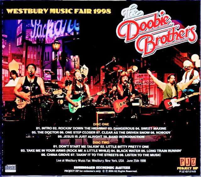 Doobie Brothers ドゥービー・ブラザーズ/NY,USA 1998 Complete