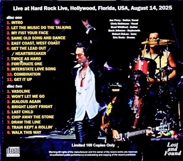 Joe Perry Project ジョー・ペリー/FL,USA 08.14.2025 Complete