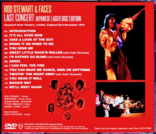 Rod Stewart,Faces ロッド・スチュワート フェイセズ/London,UK 1974
