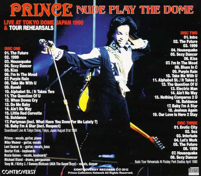 Prince プリンス/Tokyo,Japan 1990 & more