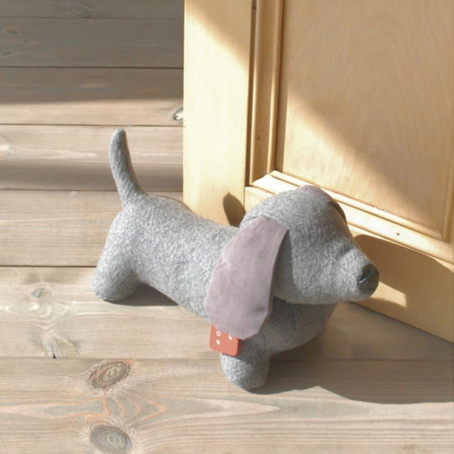 ドアストッパー ダックスフンド 英国 モニカリチャードロンドン 玄関 室内