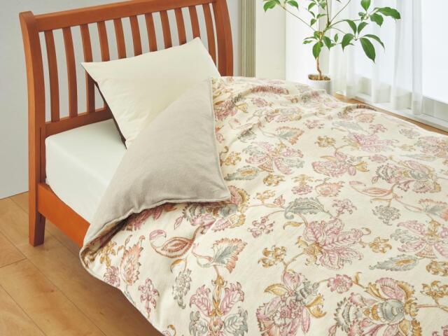 オーガニックコットン あったかタオル掛けふとんカバー 軽量タイプ