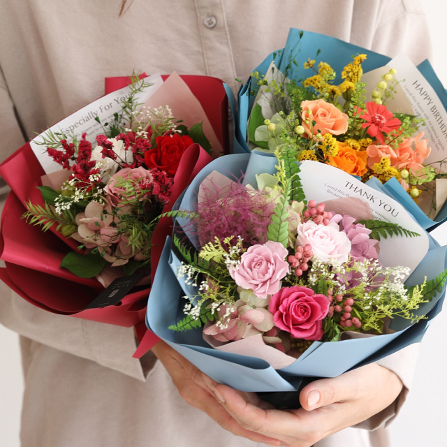 ラ ブーケ - プリザーブドフラワー 敬老の日 2025 花束 花束贈呈 誕生
