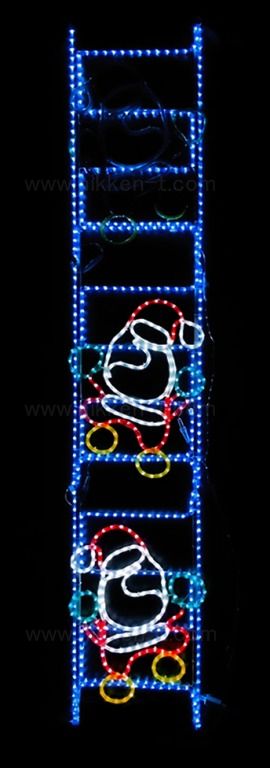 LEDチューブライトはしごサンタ H210cm