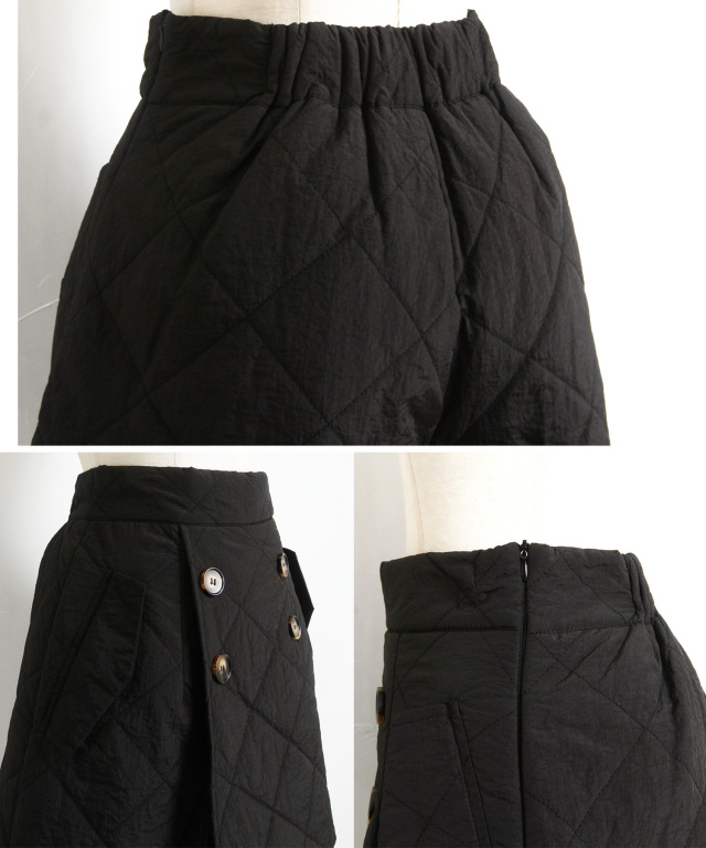 マシェリコラボ》キルティングショートパンツ
