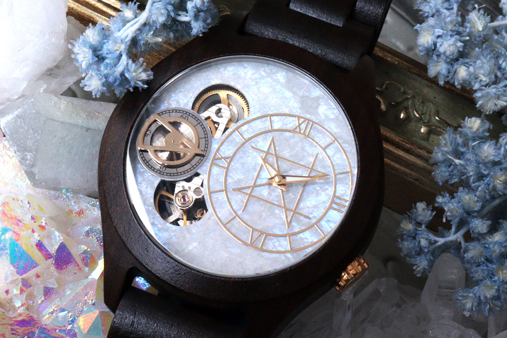 DOUBLE MOVEMENT MODEL ダブルムーブメントモデル/ムーンストーン 45mm