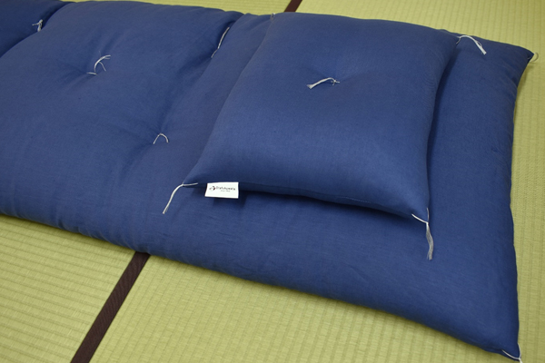 フレンチリネン3つ折り長座布団