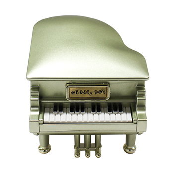 ピアノ型オルゴール【シャンパンゴールド】PS-601