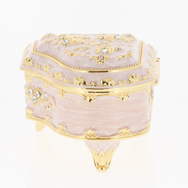 ダイキャスト ピアノ型宝石箱オルゴール【ピンク】DY-3097