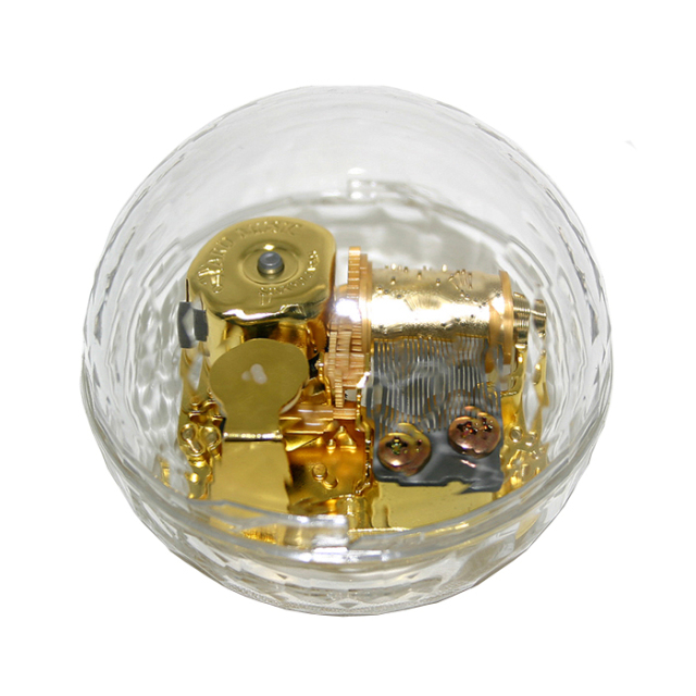 球型アクリルケースオルゴール