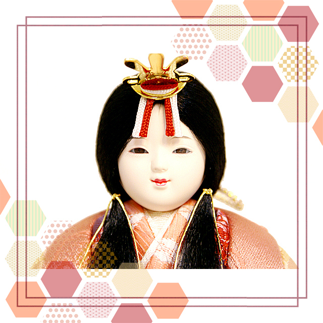 雛人形,久月,ほのか,星羅,木目込み,親王飾り,73HR-M24,31322,ひな人形