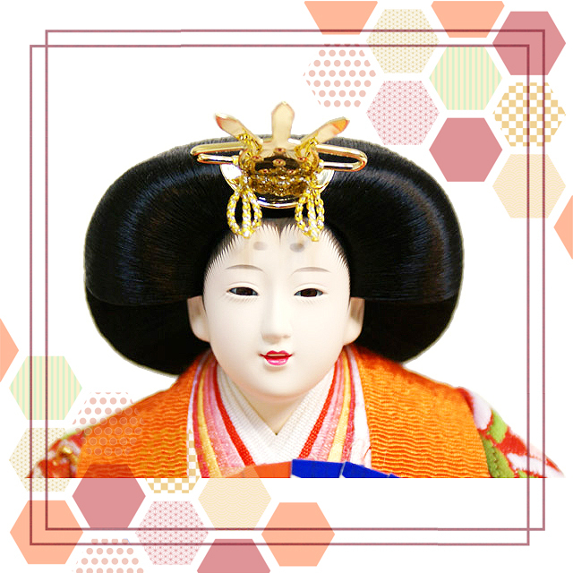 雛人形,久月,よろこび雛,ケース飾り,アクリル,#69574,ひな人形