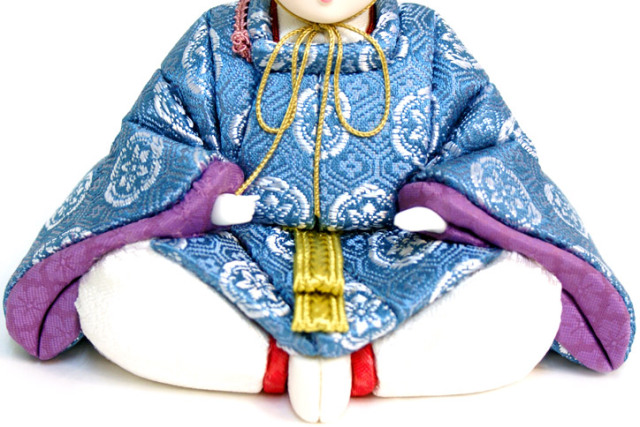 雛人形 吉徳大光 木目込み人形 親王平飾り(331-749)/ひな人形