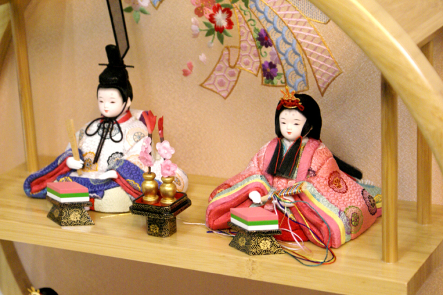 雛人形,大里彩,ももか,木目込み,親王飾り,4H45-FT-221,ひな人形