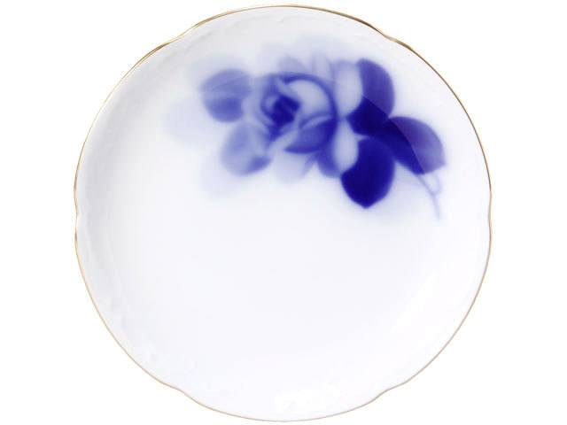 ブルーローズ（8211） 15cm銘々皿 1枚