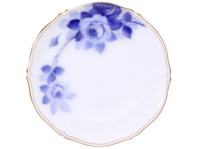 技法シリーズ「ロイヤルブルークラウン」 20cmケーキ皿