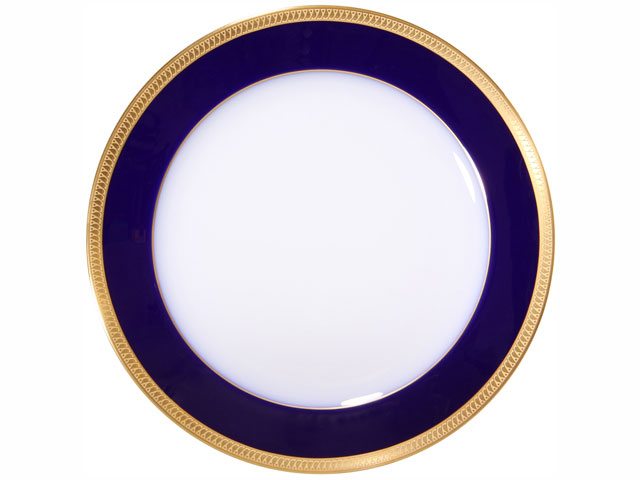 瑠璃片葉金蝕 26cmミート皿