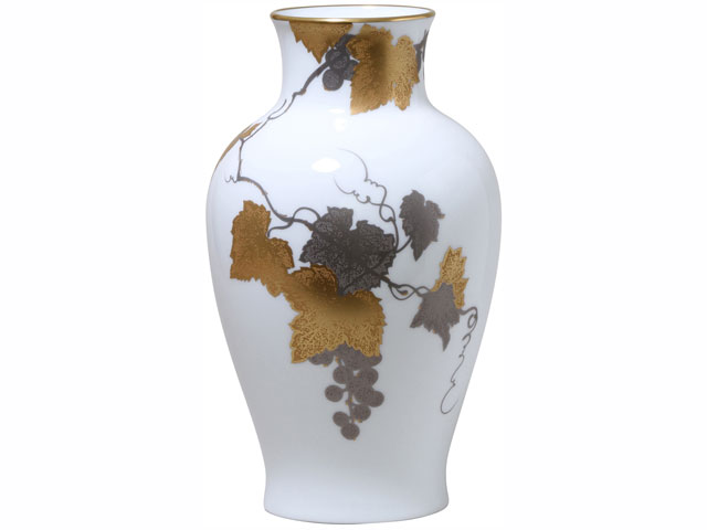 金蝕ぶどう 28cm花器