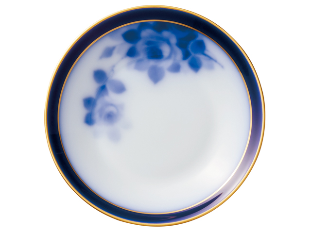 大倉陶園100周年記念ブルーローズ ミニディッシュ