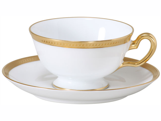 片葉金蝕 カップ&ソーサー