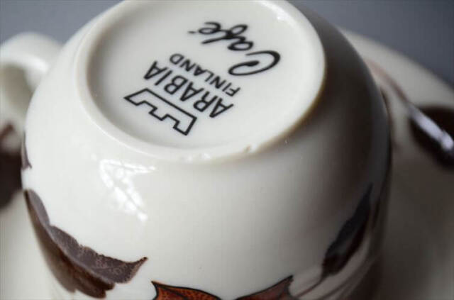 デッドストック! ARABIA Cafe 箱付き 2客セット カップ＆ソーサー