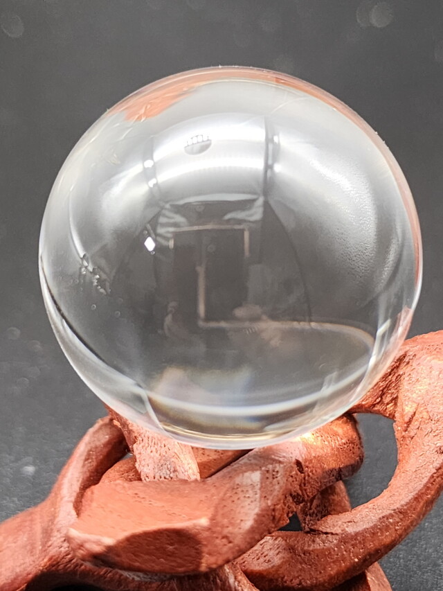 高品質】ブラジル産クリアクォーツ・スフィア CQS003