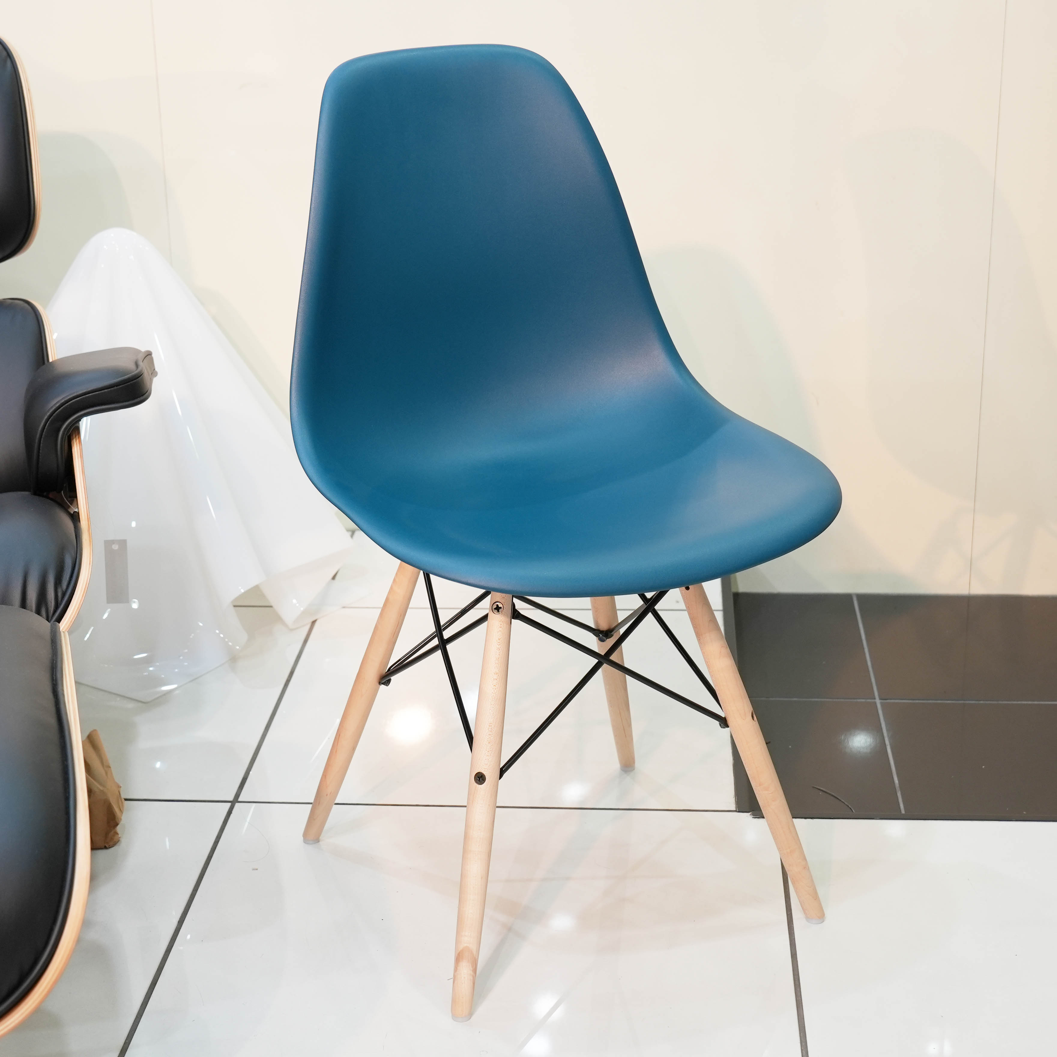 イームズプラスチックサイドシェルチェア DSW ブルーグリーン