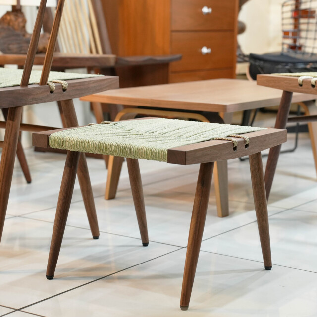 桜製作所】ジョージ・ナカシマ グラスシートスツール H330 George