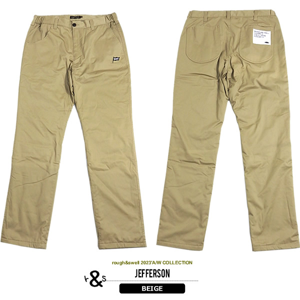 rough&swell［ラフアンドスウェル］JEFFERSON/裏マイクロフリース