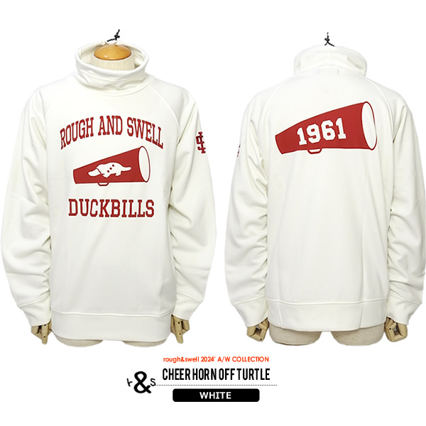 rough&swell［ラフアンドスウェル］CHEER HORN OFF TURTLE/裏起毛