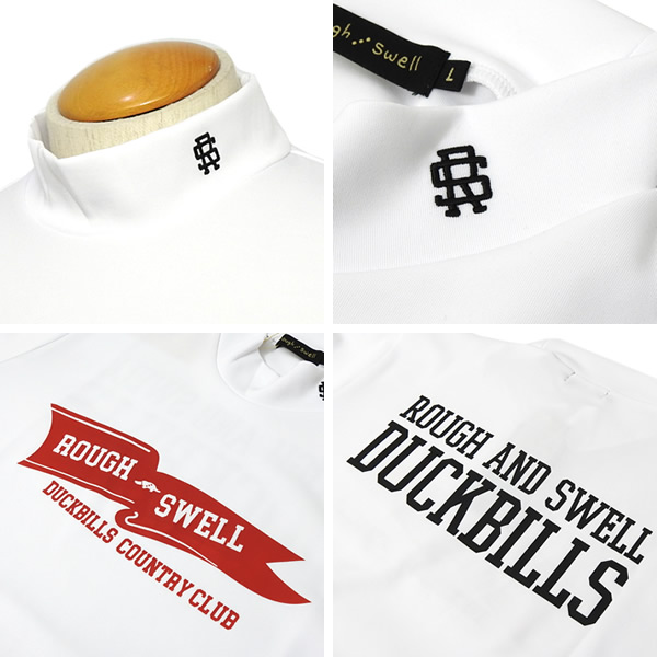 rough&swell［ラフアンドスウェル］RS FLAG MOCK/半袖モックネック