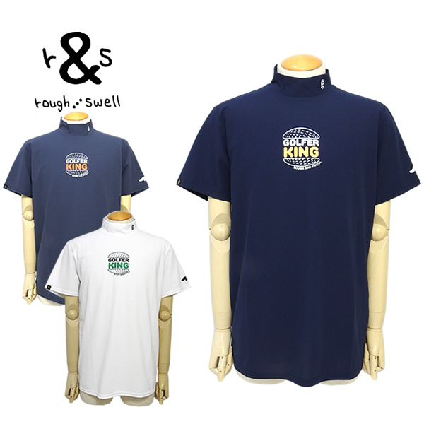 rough&swell［ラフアンドスウェル］GOLFER KING MOCK/半袖モックネック