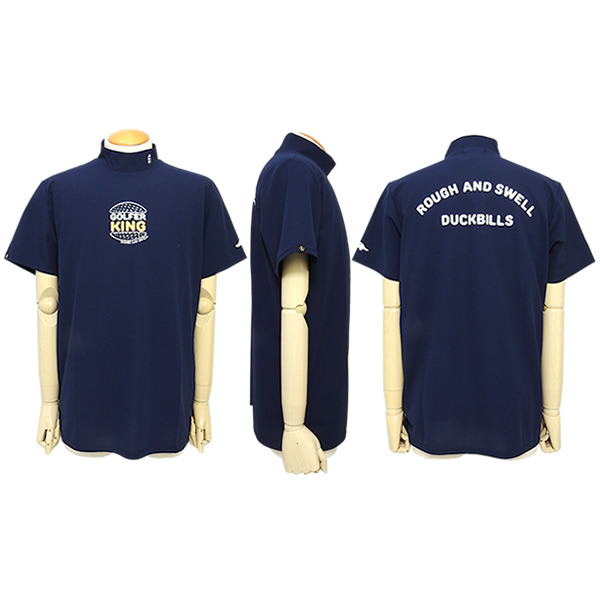 rough&swell［ラフアンドスウェル］GOLFER KING MOCK/半袖モックネック