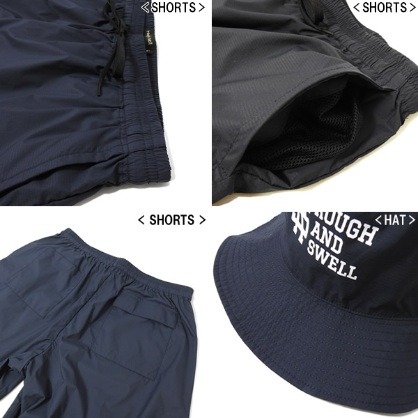 rough&swell［ラフアンドスウェル］SHOWER RAIN WEAR/3点セットレイン
