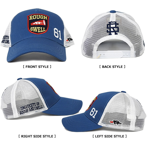 rough&swell［ラフアンドスウェル］PREPPY MESH CAP/メッシュキャップ