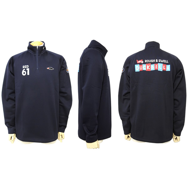 rough&swell［ラフアンドスウェル］HANG OUT ZIP HOT NECK/ハーフ